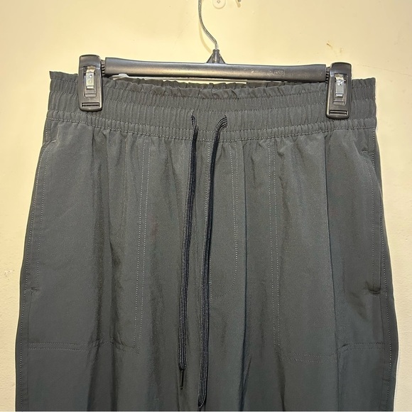 Abercrombie & Fitch Black Elastic Waistband Joggers Size Medium - Picture 2 of 11